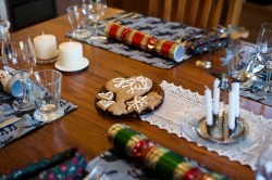 Pepperkake med god jul-glasur. Fikk meg nesten til å gråte. 